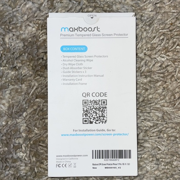 iPhone X / XS / 11 Pro - Tempered Glass Screen Protector - 1 piece of gl… - Picture 2 of 3